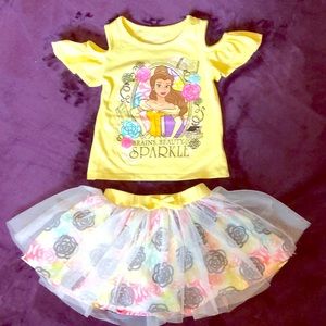 💛Adorable beauty and the beast 3T 2-piece set